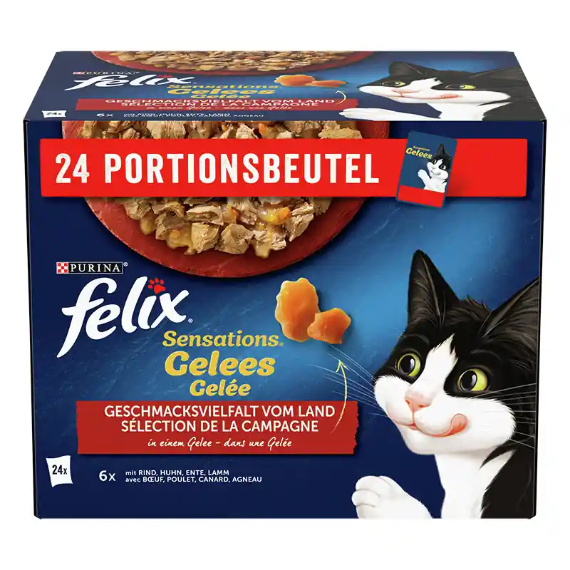 Felix Sensations Gelees Geschmacksvielfalt vom Land 24 x 85 g Angebot